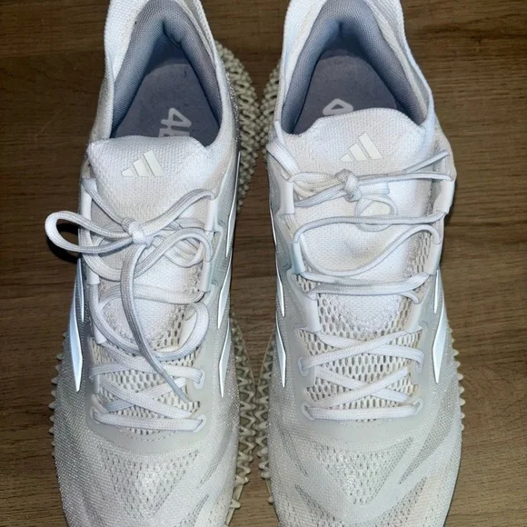 Adidas Men's White 4D Sneakers - Picture 6 of 10
